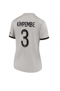 Paris Saint-Germain Presnel Kimpembe #3 Fotballdrakt Borte Klær Dame 2022-23 Korte ermer